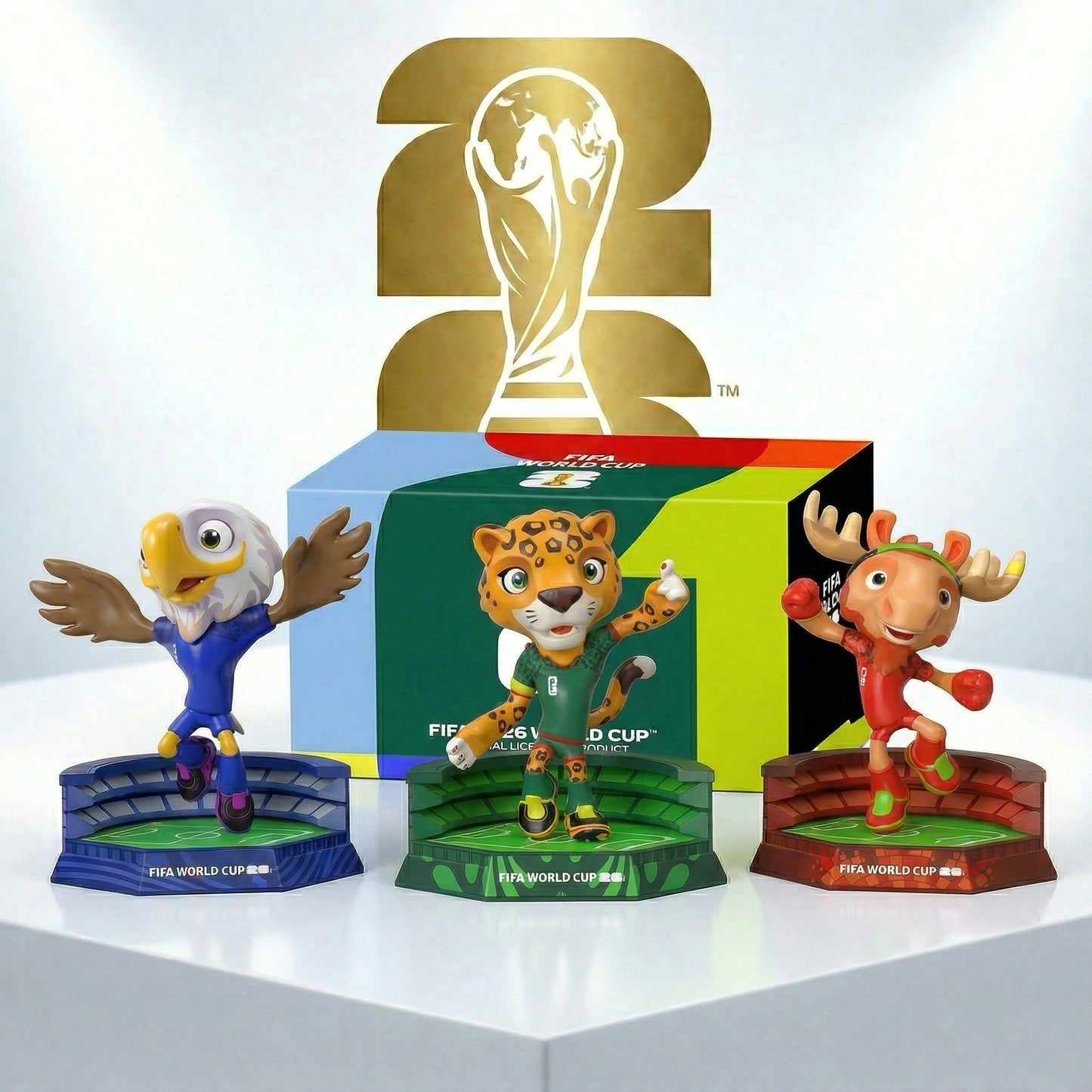 FIFA World Cup 2026™ Official Mascot Mini Figurine Set (2.3in)