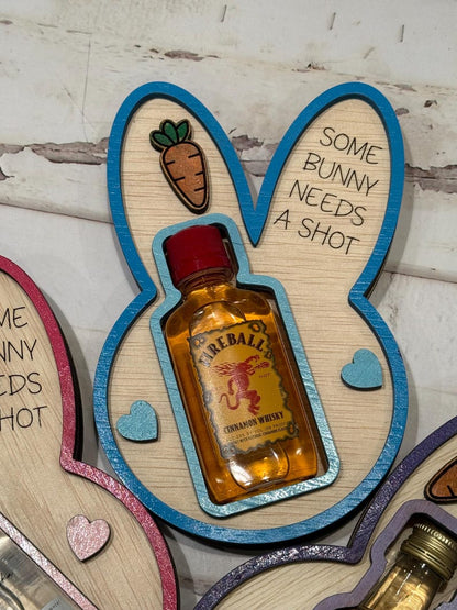🐰 Some Bunny Needs a Shot! – Easter Bunny Liquor Bottle Holder