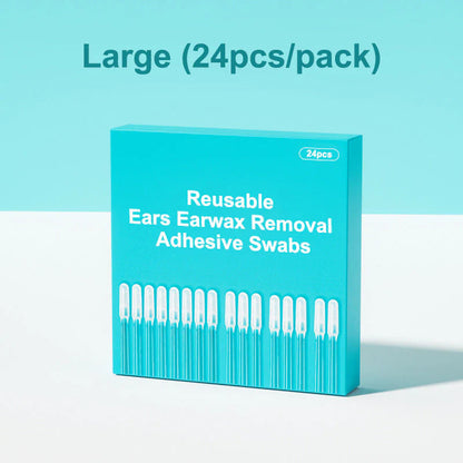 👂🏻 Limited Time -49% OFF🏆Reusable Earwax Removal Adhesive Swabs