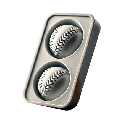 Baseball Ice Mold – Slow‐Melting Silicone Sphere Tray for Whiskey, Cocktails & More ⚾🧊