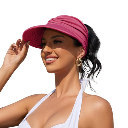 Women's UPF 50+ UV Protection Sun Visor Hat