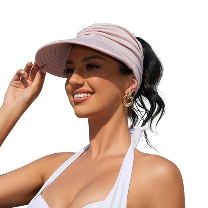 Women's UPF 50+ UV Protection Sun Visor Hat