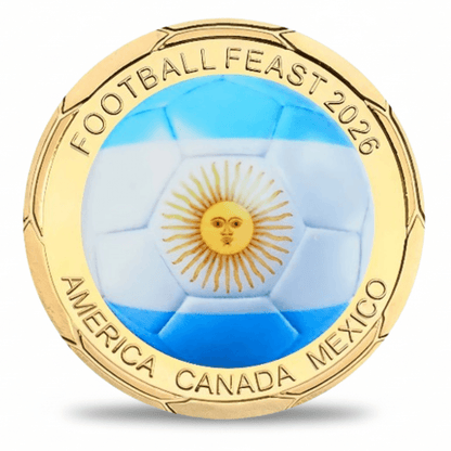 🏆 Flash Sale: 60% OFF ⚽Football Feast 2026 Coin – World Cup Collectible