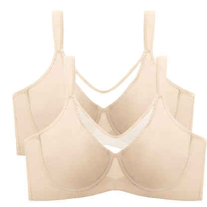 🏆 Last Day Special Price £10.99 ! 💐Women's Elegant Sheer Full Coverage Plus Size Bra