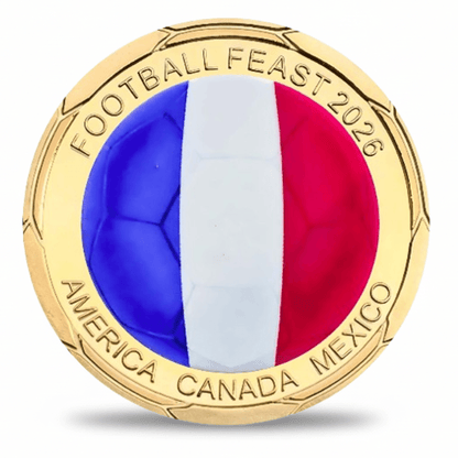 🏆 Flash Sale: 60% OFF ⚽Football Feast 2026 Coin – World Cup Collectible
