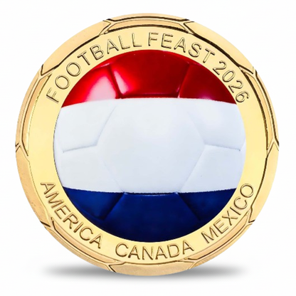 🏆 Flash Sale: 60% OFF ⚽Football Feast 2026 Coin – World Cup Collectible